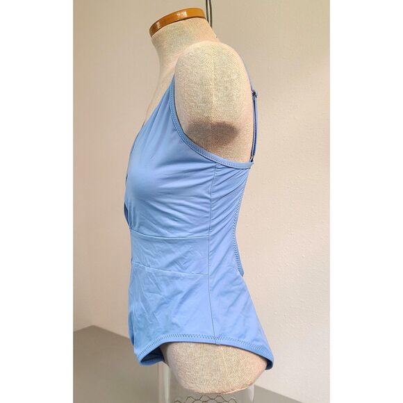 Becca by Rebecca Virtue Pastel One Piece Swimsuit Bathing Suit MEDIUM Resort M - Picture 6 of 7